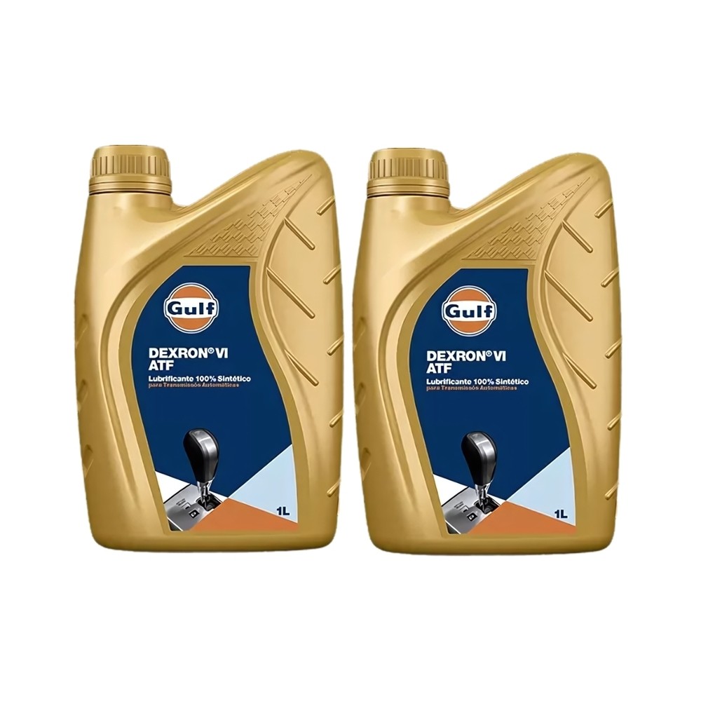 Kit 2 Óleo Câmbio Transmissão Automática Atf Dexron 6 Gulf
