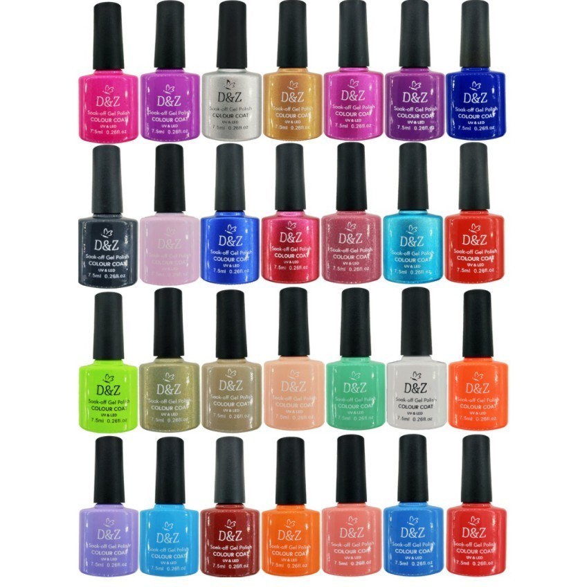 Kit Esmalte 20 / 10 ou 5 Unha Em Gel Led Uv 12ml Original Variedades, D&Z, Lirio, k&S