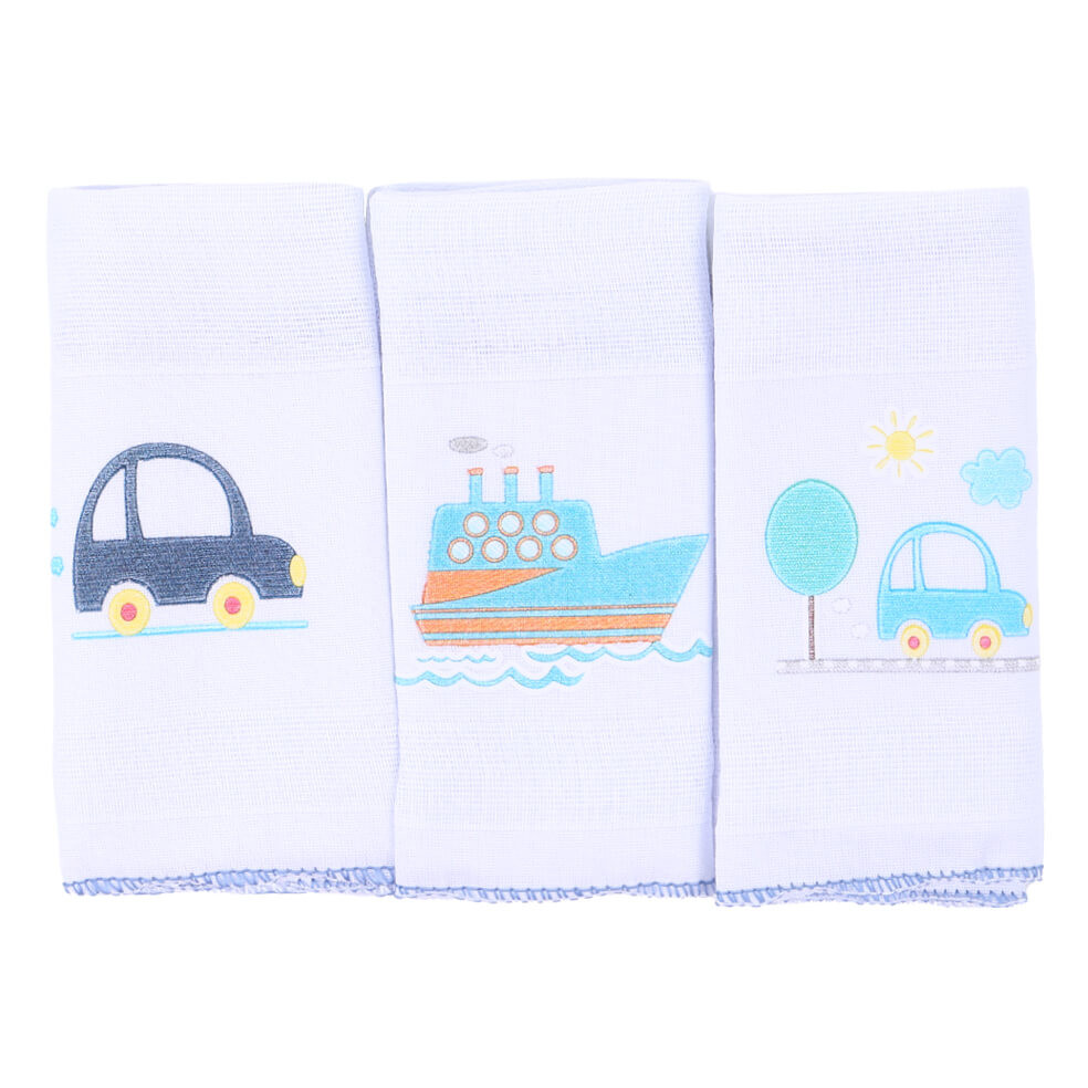 Kit Pano De Boca Incomfral Pinte E Borde Com Puff - 03 Peças em Oferta na Shopee