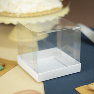50 Caixas 10x10x10 Acetato Transparente | Para Caneca, Mini Bolo, Panetone e Lembrancinhas em Oferta na Shopee