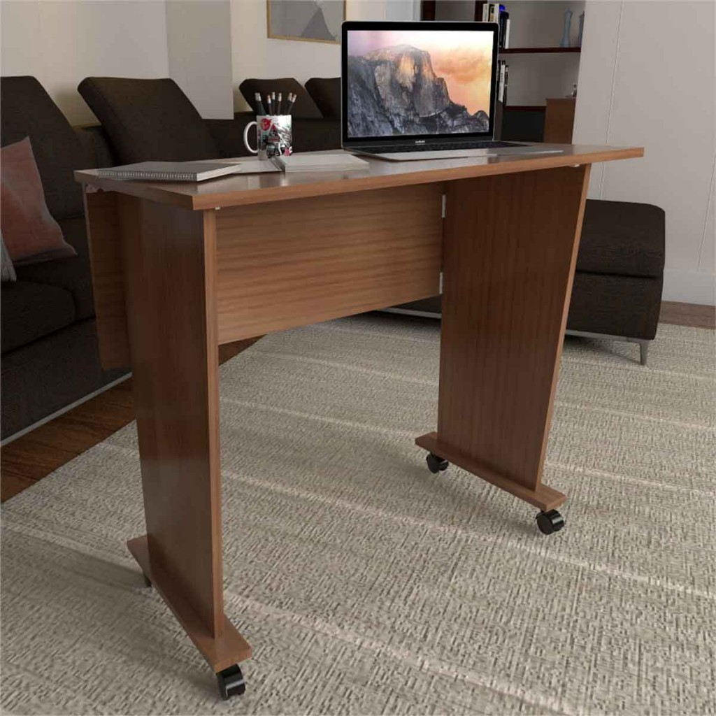 Mesa para Computador Scott Multiuso Dobrável com Rodízio em Oferta na Shopee