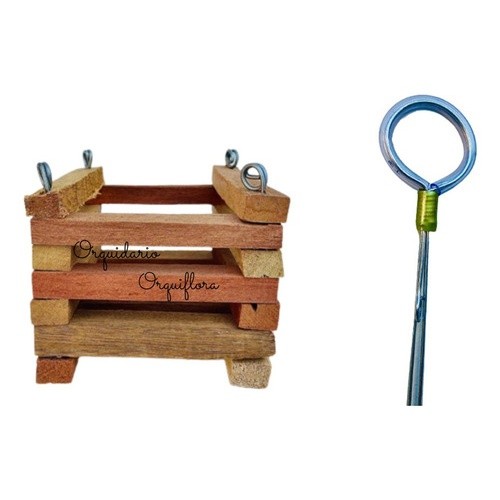 Kit Cachepô Cachepot Tamanho Pp Com Haste Arame Galvanizado Para Plantas Orquídeas Flores Suculentas Decoração