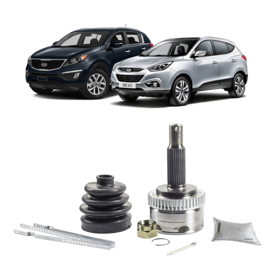 Junta Homocinetica Hyundai Tucson 2.0 I30 2.0 IX35 2.0 Kia Sportage 2.0 manual e automático 2010 até 2016 com abs 24x27x48 Dentes