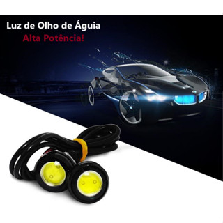 1 par Luz LED 9W Olho Águia 18/23 mm Universal Nevoeiro Estacionamento Decorativa Multicolor Carro Motocicleta Caminhão em Oferta na Shopee