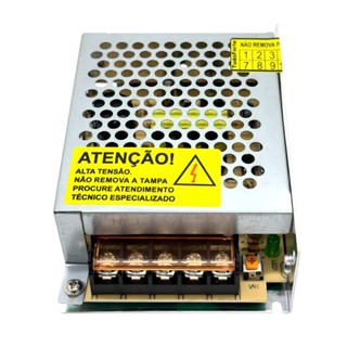 Fonte Chaveada 12V 5A Tipo Colméia, Ideal para CFTV em Oferta na Shopee