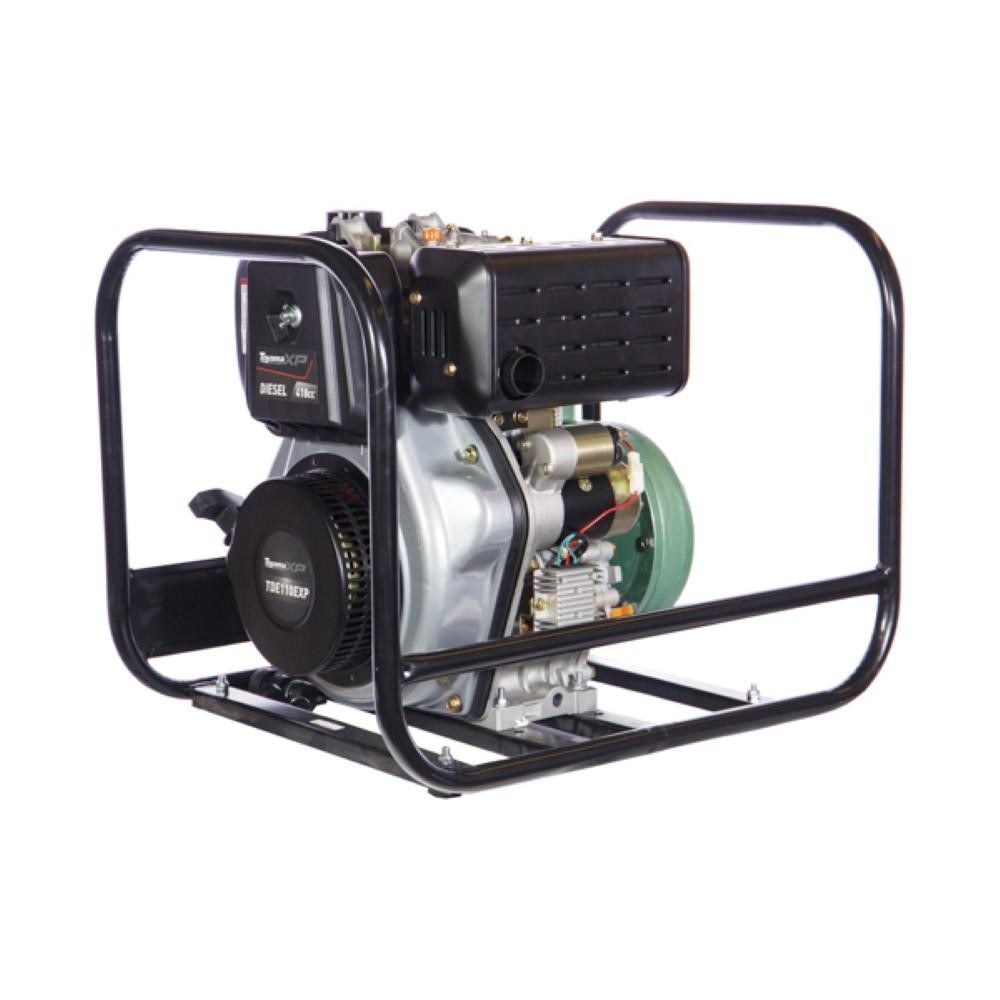 Motobomba Centrífuga Diesel 2''x1.1/2'' Motor TDE110EXP Partida Elétrica TDWP40CE-XP Toyama
