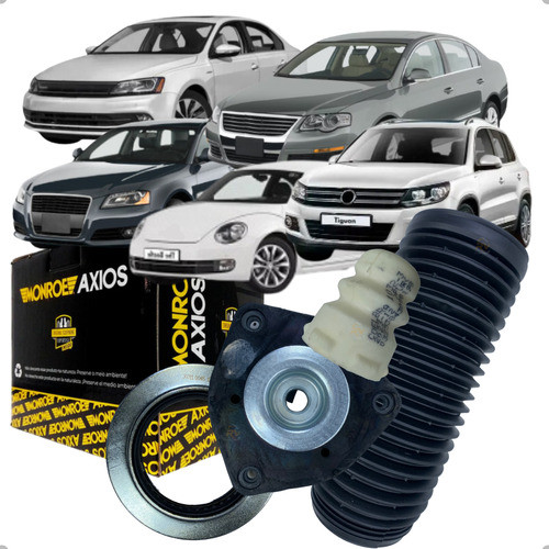 Kit Amortecedor Dianteiro Axios A3 Fusca Jetta Passat Tiguan 2005 2006 2007 2008 2009 2010 A 2016