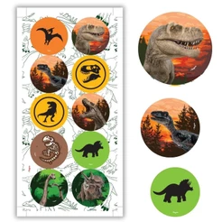 30~150 ADESIVO DINOSSAURO REDONDO Regina (CHOCO)