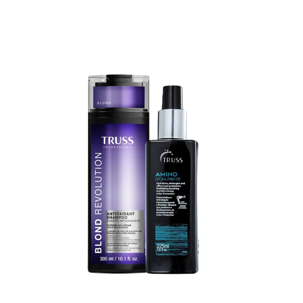 Kit Truss Blond Revolution - Shampoo 300ml + Amino Liponutriente 225ml