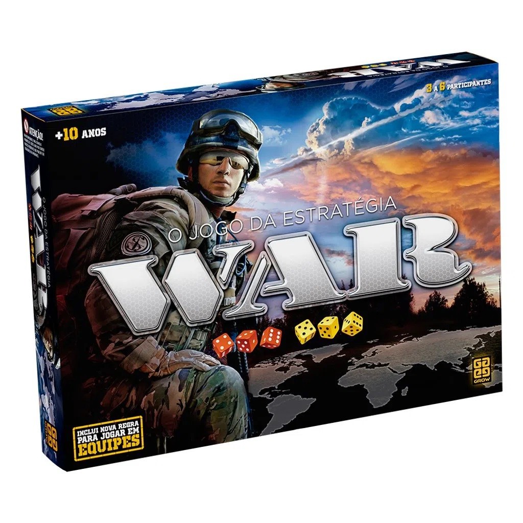 Jogo War Estratégia 02000 - Grow em Oferta na Shopee