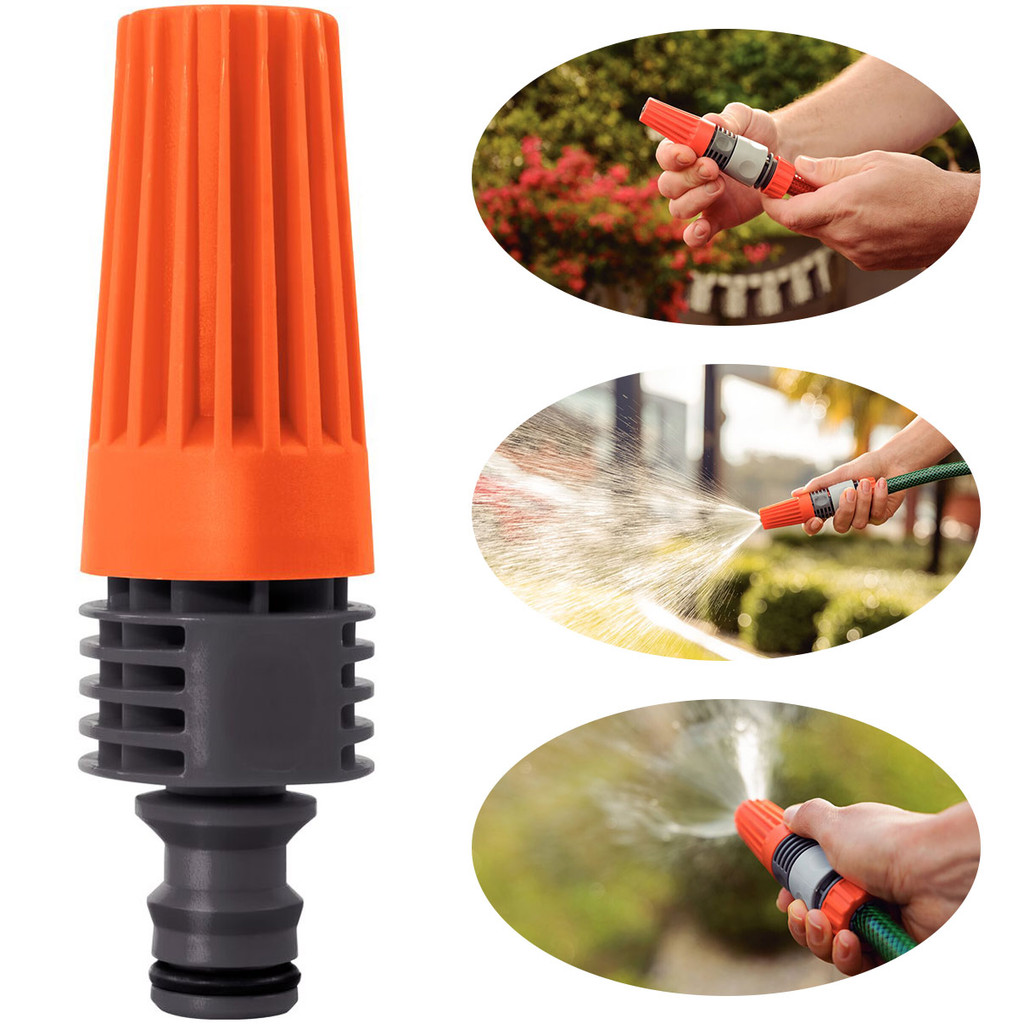 Esguicho Tramontina Plástico Jato Regulável Engate Rápido Mangueira 1/2", 5/8", 3/4" para Irrigação
