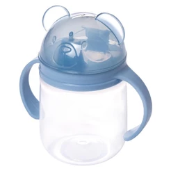 Caneca de Treinamento com Bico 350 ml Urso Azul Plasútil