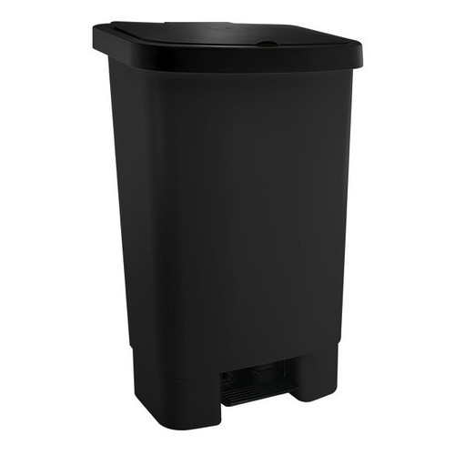 Lixeira Plástica Quadrada Resistente Com Pedal 60 Litros Grande Super Reforçada Frete Grátis em Oferta na Shopee