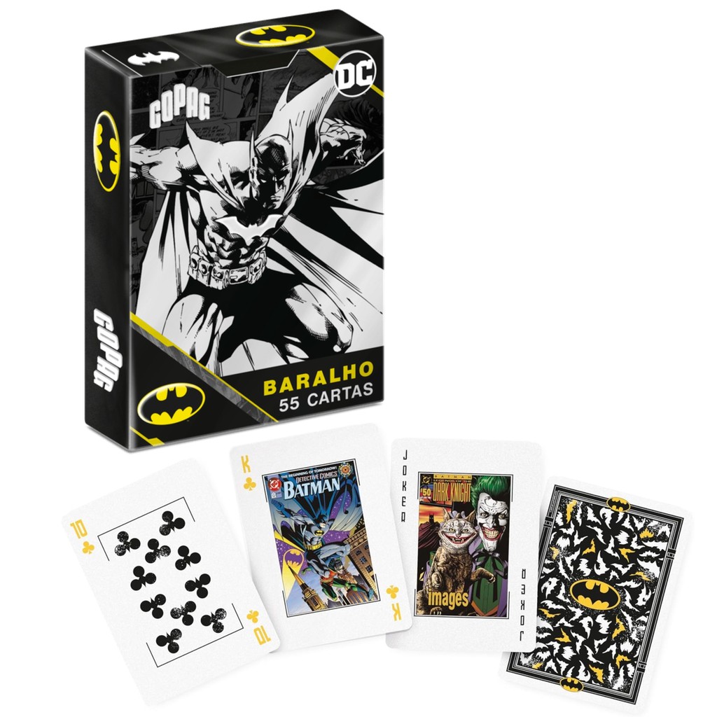 Baralho Batman 85 Anos Edição Limitada 55 Cartas 34606 - Copag