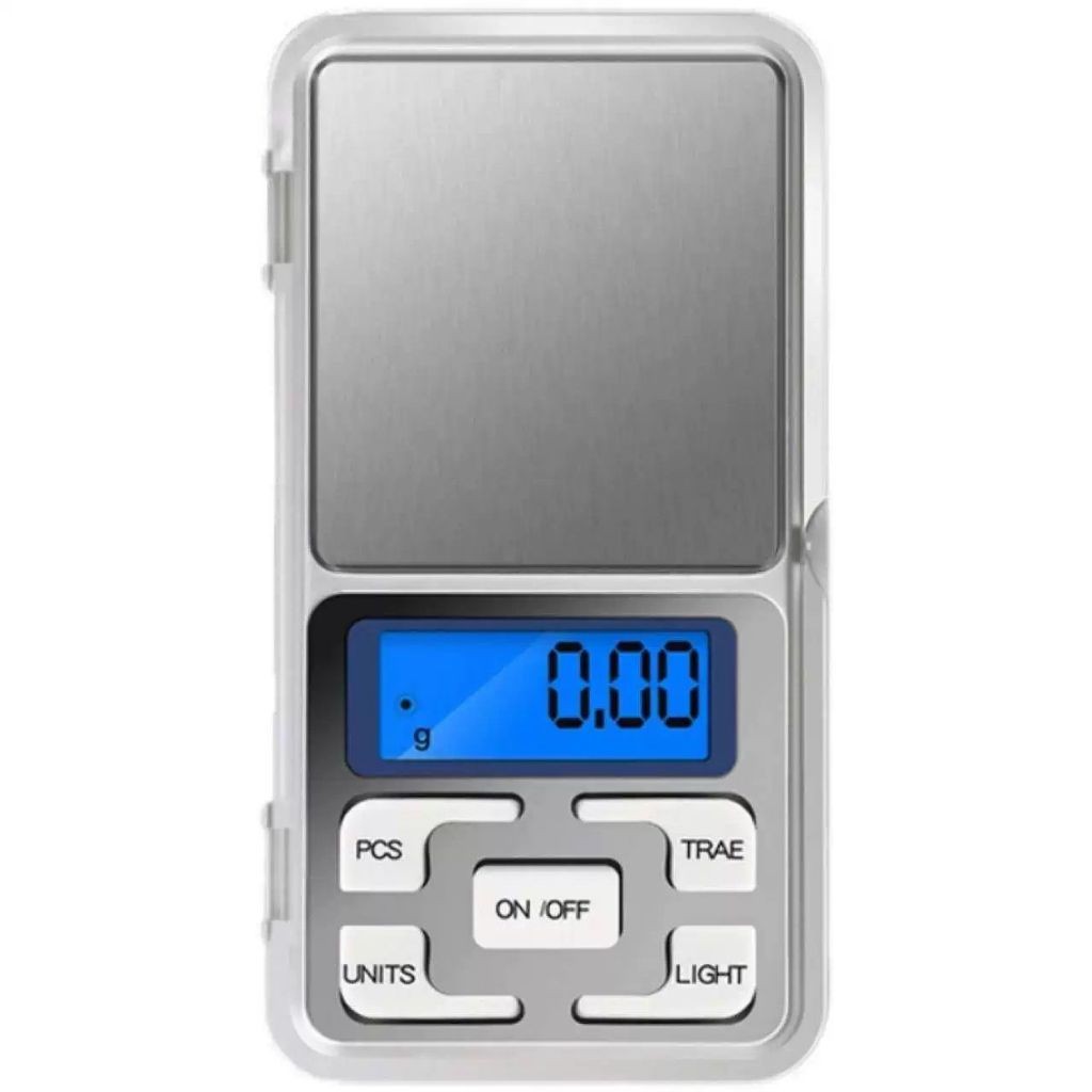 Mini Balança Digital de Precisão 0.1g a 500g com Pilha – Joias, Ouro, Farmácia e Uso Geral