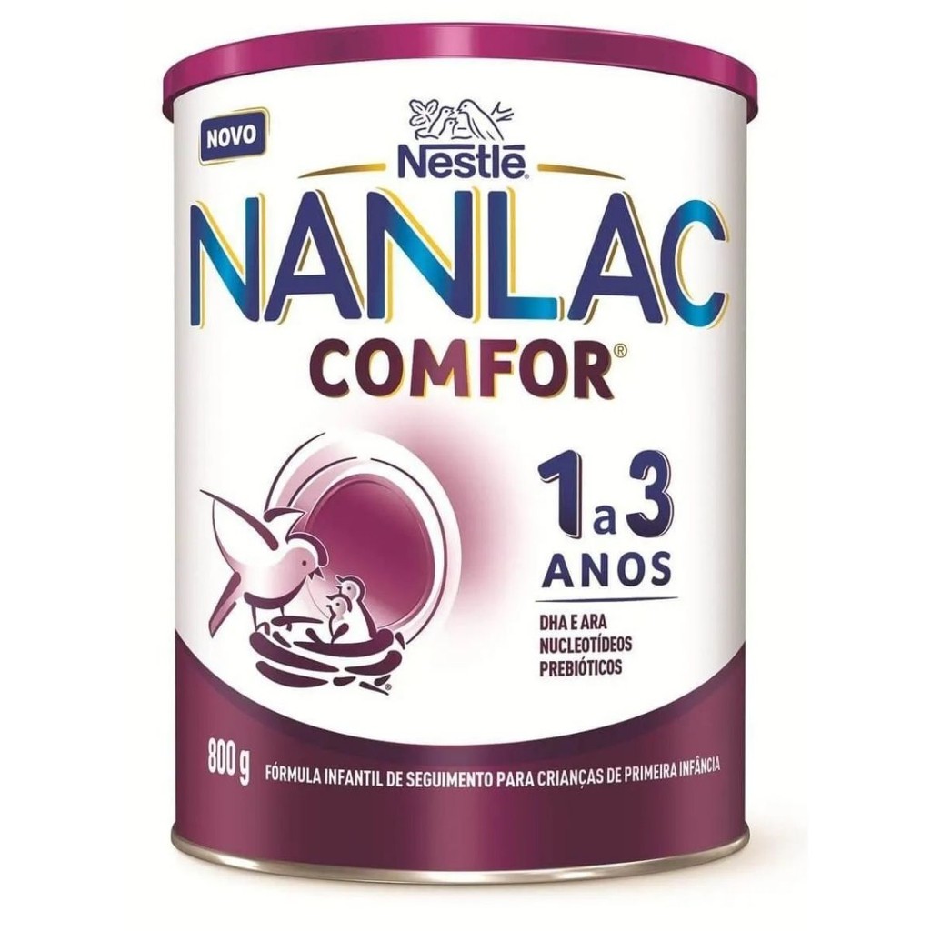 Fórmula Infantil Nanlac Comfor Nestle Crianças de 1 a 3 Anos