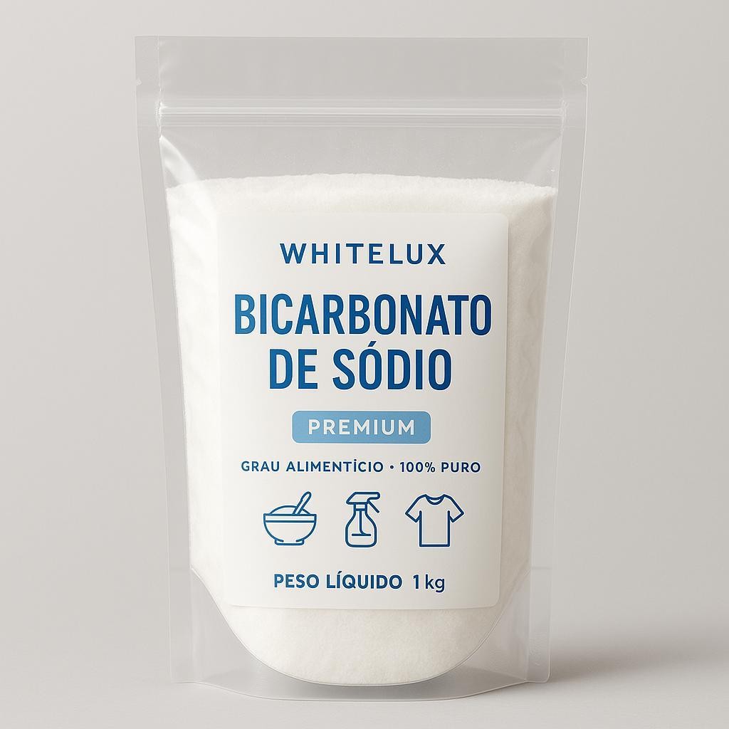 Bicarbonato de Sódio Premium 1kg Grau Alimentício | 100% Puro | Multiuso Limpeza  e Culinária em Oferta na Shopee