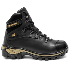 Bota Coturno Botina Caterpillar 100% Couro Promoção Cat