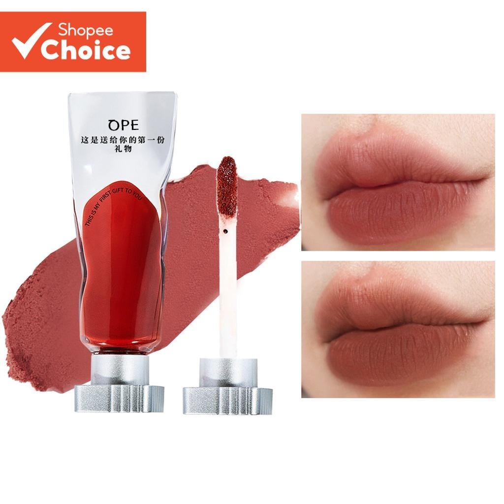 Esmalte Labial De Veludo Gelo , Batom De Maquiagem Fosco , Pigmento Transparente , Copo Antiaderente , Hidratante De Lon