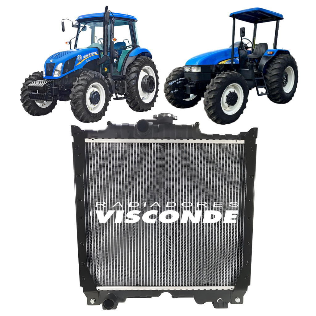 Radiador Agro Visconde New Holland Tl 70 75 80 100 180 1997 2000 2003 2006 2009 2011 em Oferta na Shopee
