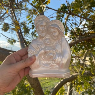 Sagrada família 17cm Perolada Delicada / Lembrança Casamento em Oferta na Shopee