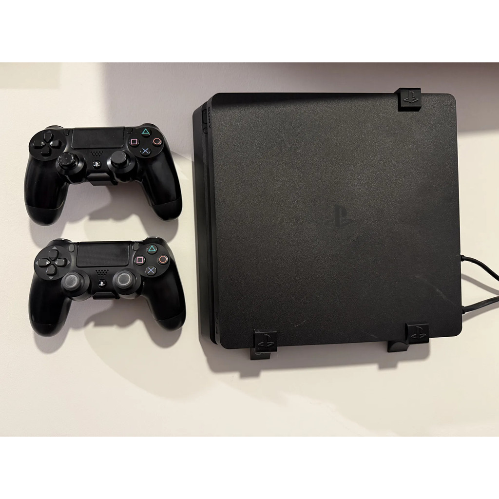 Suporte de Parede para PS4 Slim+2 Suportes Para Controles em Oferta na Shopee