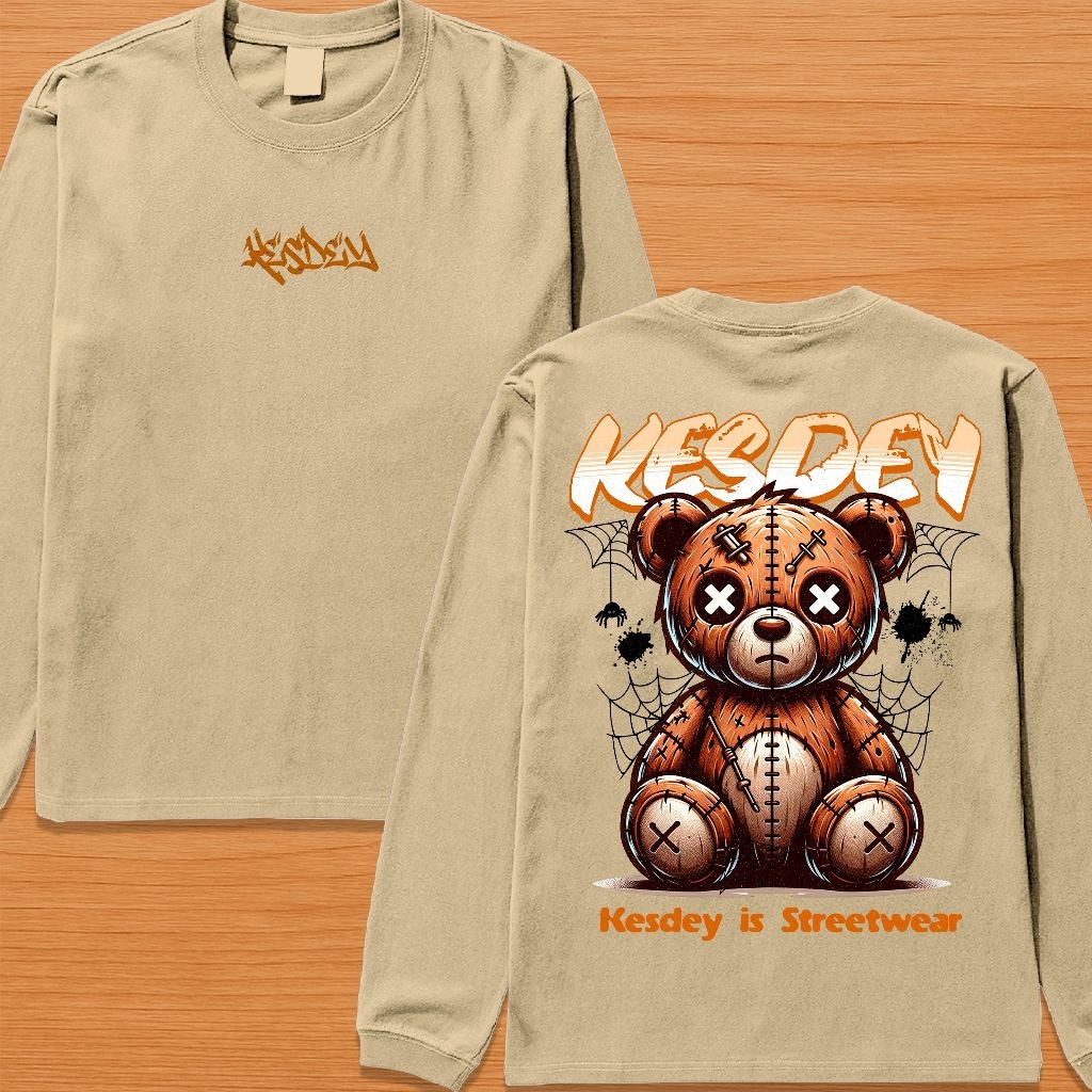 BLUSA DE FRIO MOLETOM UNISSEX GOLA REDONDA STREETWEAR KESDEY URSO TED