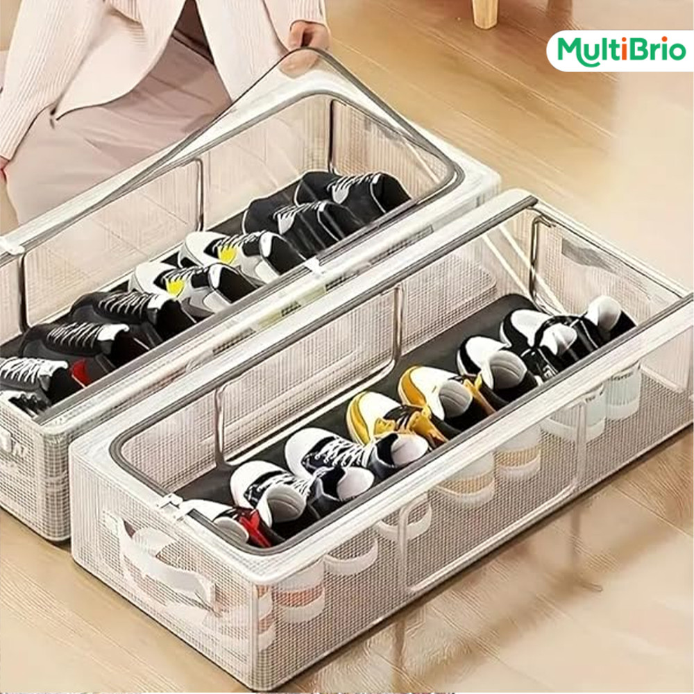 Organizadora de Sapato com Sapateira Integrada - Prático e Multifuncional para Todos os Calçados em Oferta na Shopee