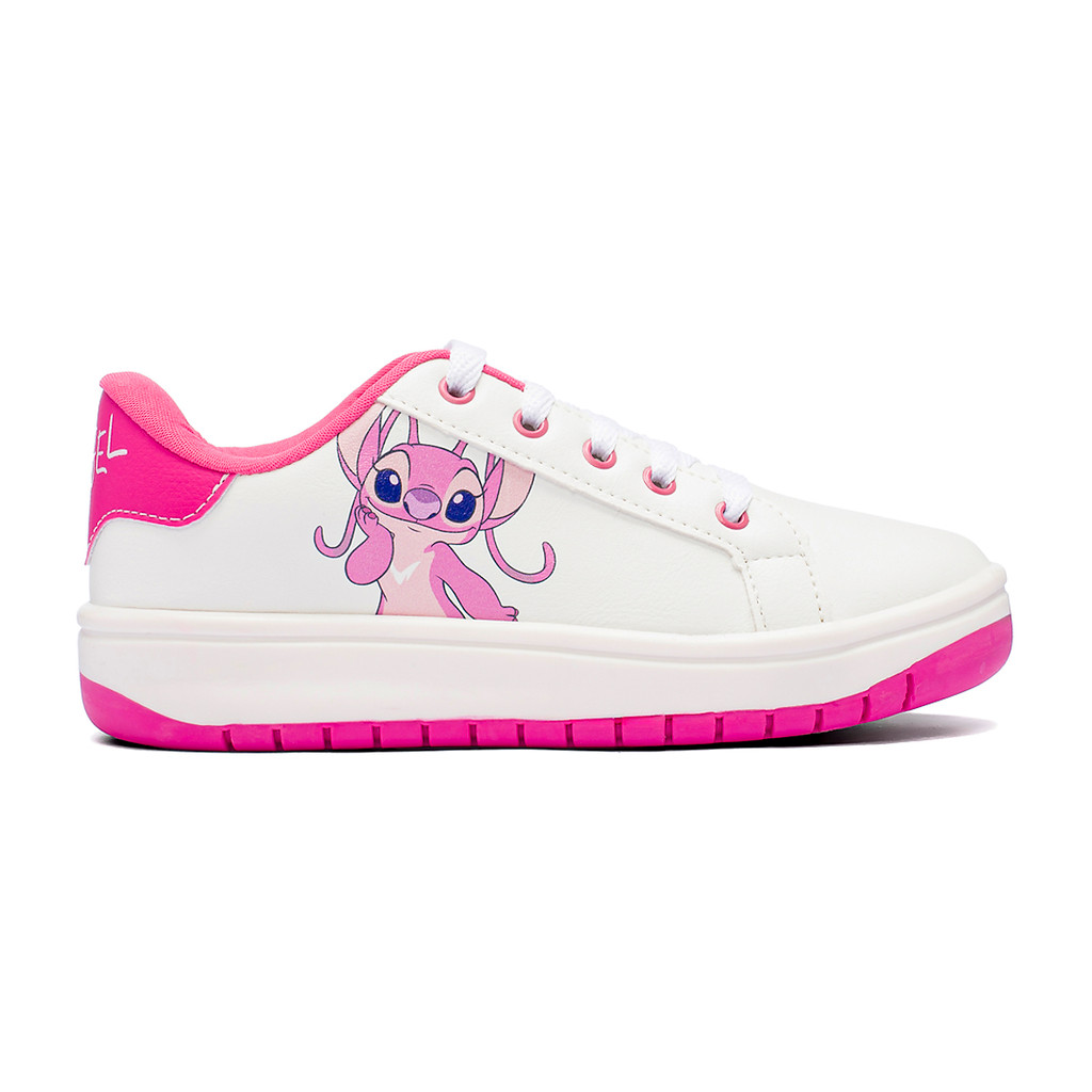 Tenis Infantil Meninas Stitch Angel Casual Disney Original em Oferta na Shopee