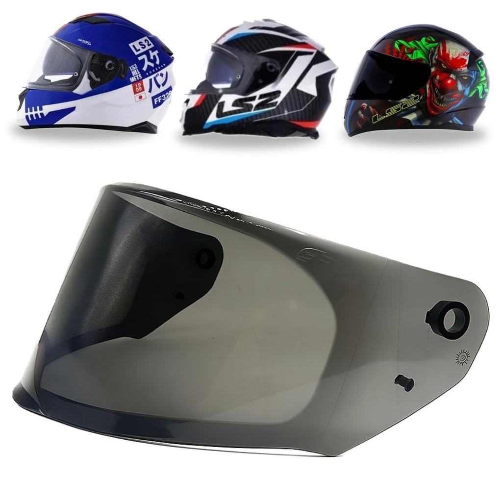 Viseira Antirrisco P/ Capacete Ls2 FF320 / F353 Antirrisco 2.2mm em Oferta na Shopee