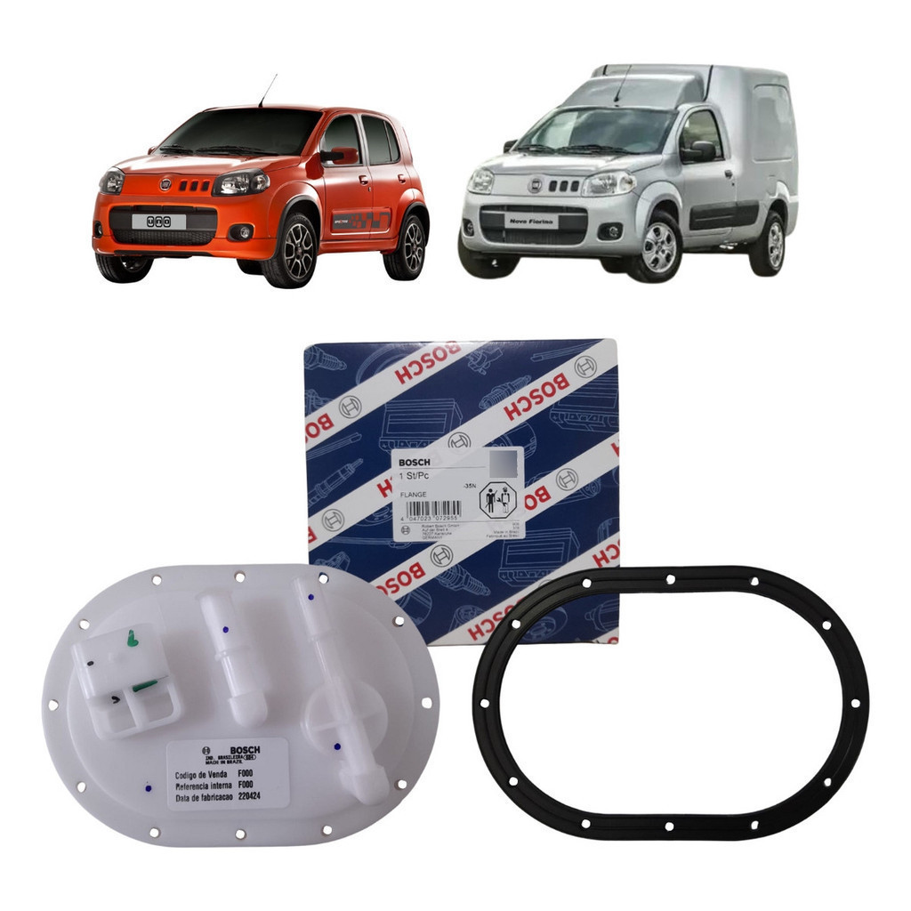 Tampa Flange Bomba Combustivel Novo Uno Nova Fiorino 1.0 1.4 em Oferta na Shopee
