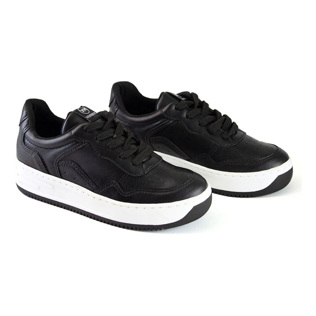 Tênis Feminino Via Marte Flatform Estiloso Plataforma Leve Conforto Casual Dia-a-Dia 065-002