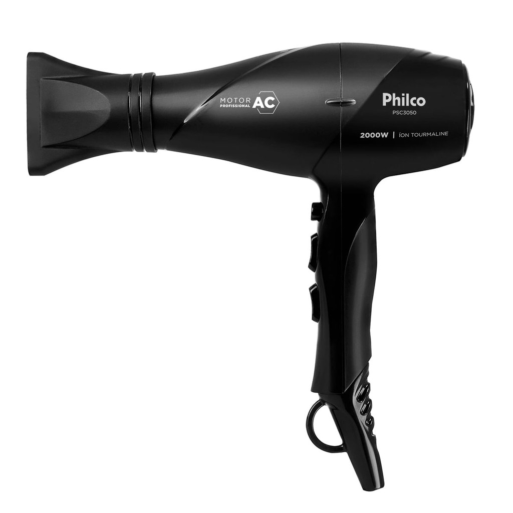 Secador de Cabelo Philco PSC3050 Motor Profissional 2000W - Beauty