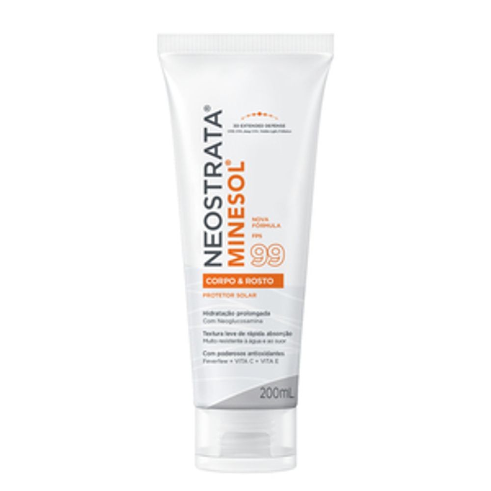 Protetor Solar NeoStrata Minesol Rosto e Corpo FPS 99 Fluido 200ml - Beauty