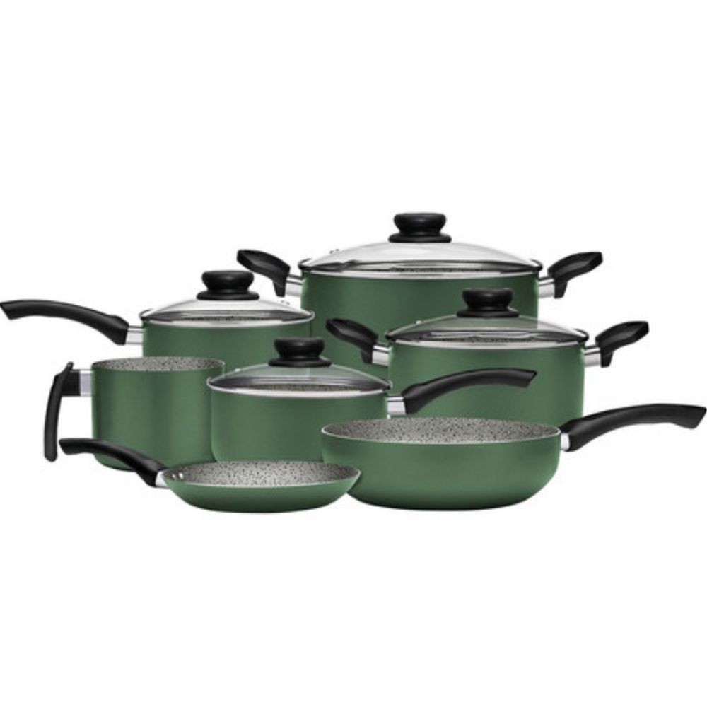 Conjunto De Panelas 7 Peças Antiaderente Maximus 2mm Panelux em Oferta na Shopee