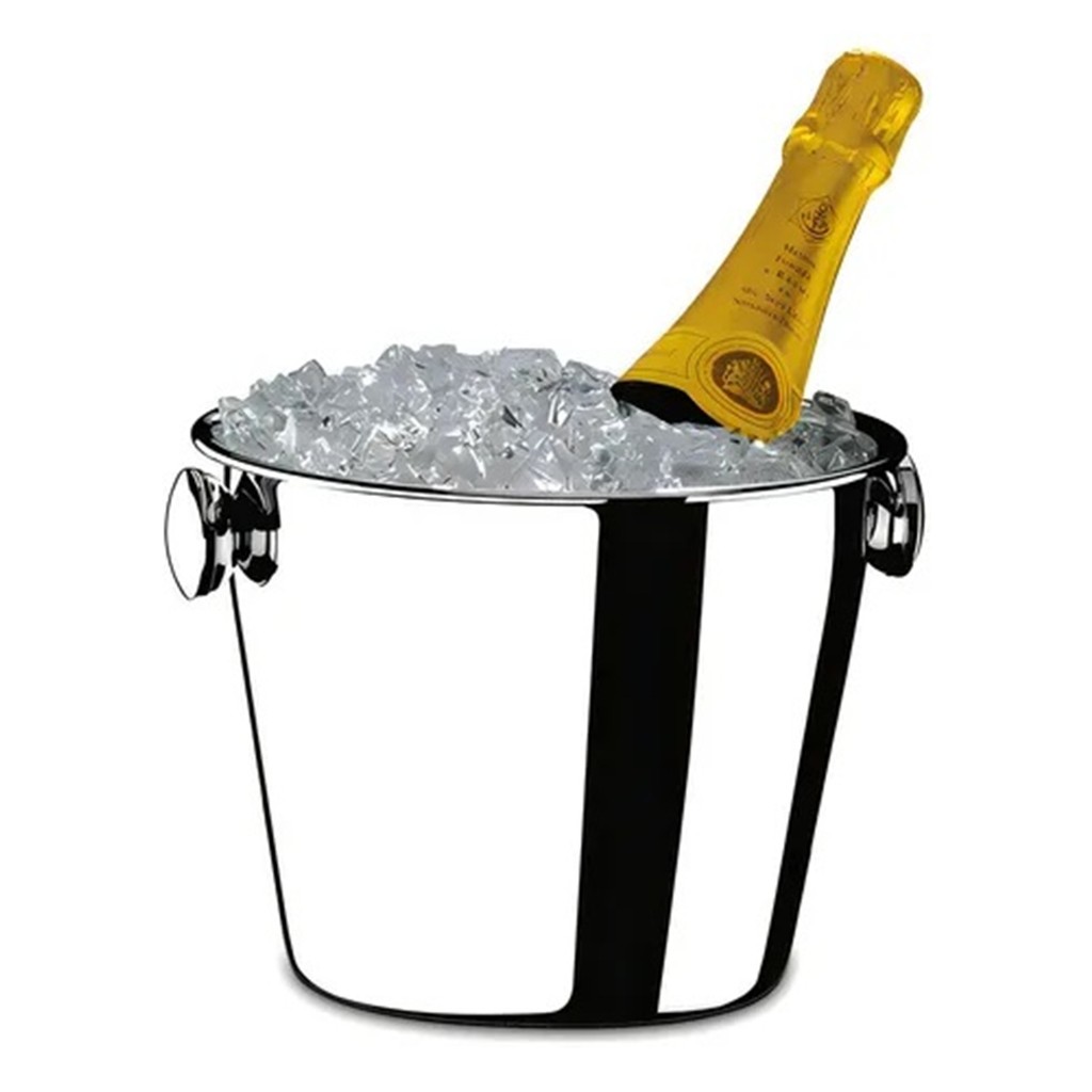 Balde Para Garrafa e Gelo 4,3 Litros Brinox Lyon Aço Inox