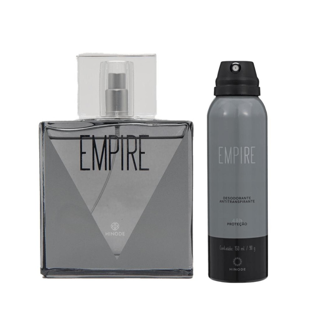 Kit Perfume Empire + Antitranspirante Masculino Hinode 100ml em Oferta na Shopee