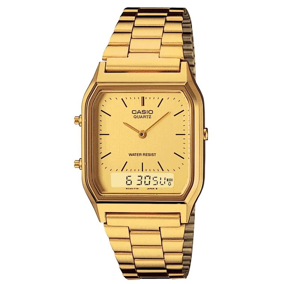 Relógio Casio Vintage AQ-230GA-9DMQ Dourado