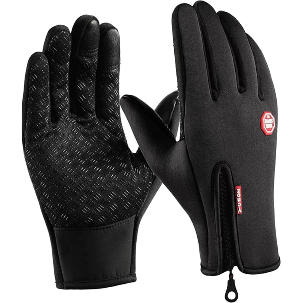 Par Luva Motoqueiro Térmica E Impermeável Com Touch Screen