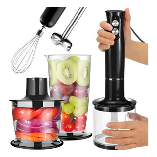 Mixer Vertical Turbo 4 em1 Moedor Processador Alimentos Inox em Oferta na Shopee