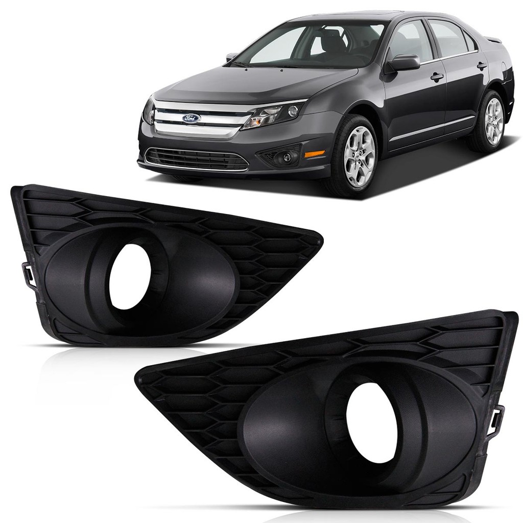 Par Moldura Grade Milha Fusion 2010 2011 2012 em Oferta na Shopee