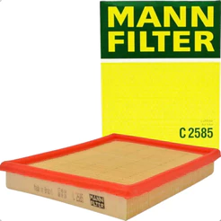 Filtro Ar Fiat Palio / Strada / Siena / Idea - 1.0 / 1.4 / 1.8 - Fire / Powertech (Mann C2585)