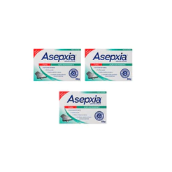 Kit com 3 Asepxia Sabonete Forte 80g