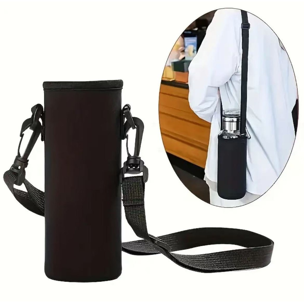 Bolsa Portátil com Alça Ajustável para Copo e Garrafa - Ideal para Academia e Viagens em Oferta na Shopee
