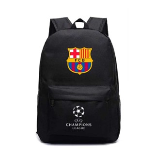 Mochila Barcelona Real Madrid Times Champions Ligue Futebol Esportiva Escolar Universitaria Envio Imediato Promoção em Oferta na Shopee