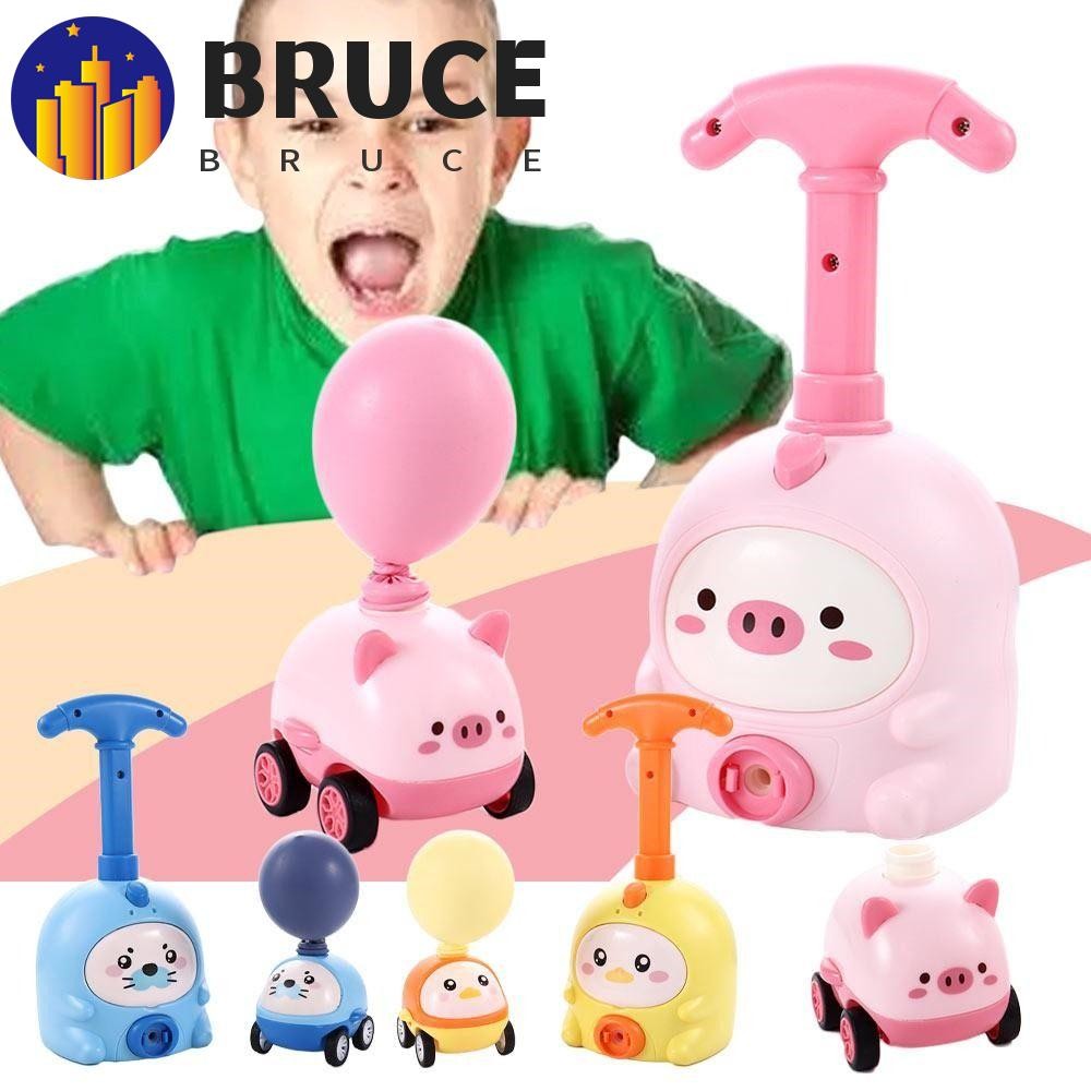 Brinquedo Lançador De Balão BRUCE , Sistema De Propulsão De Ar Com Design De Torre De Carro , Brinquedos De Energia Iner