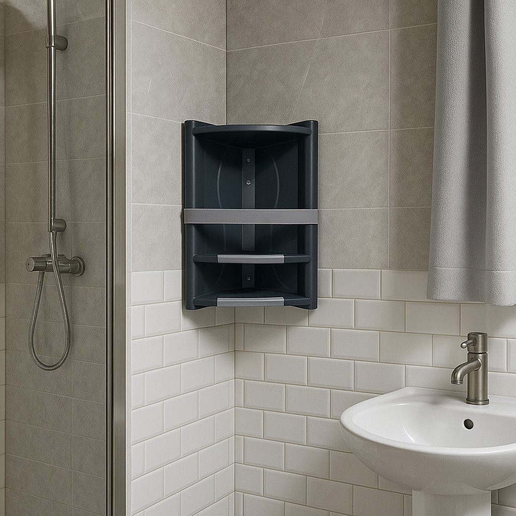 Cantoneira Para Banheiro Porta Shampoo Grande Para Utilidades