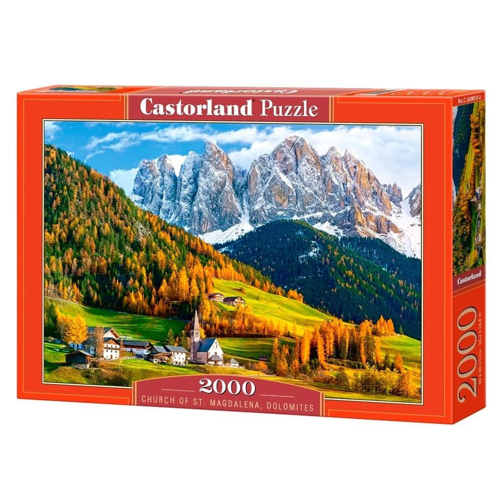 Puzzle 2000 peças Igreja de Santa Madalena - Imp. Castorland em Oferta na Shopee