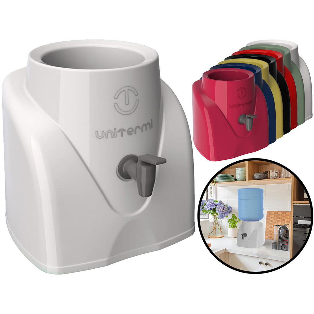 Suporte Bebedouro Plástico De Bancada Para Bombona Galão Água Mineral 10 A 20 Litros Unitermi em Oferta na Shopee