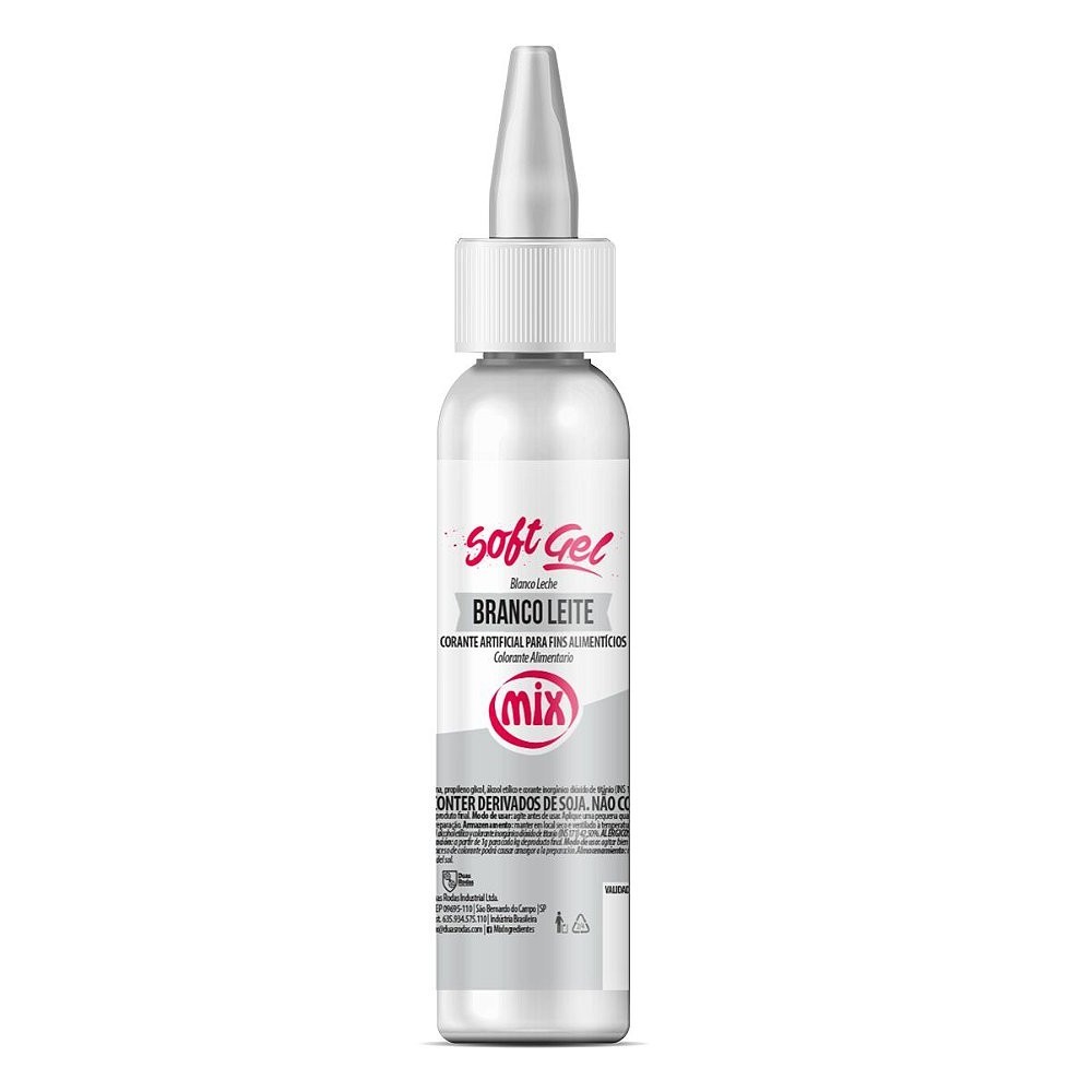 Corante Softgel Branco Leite 25g Mix - Food & Beverages